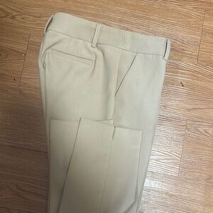 Talbots Tan Chinos Classic Flat-Front Design